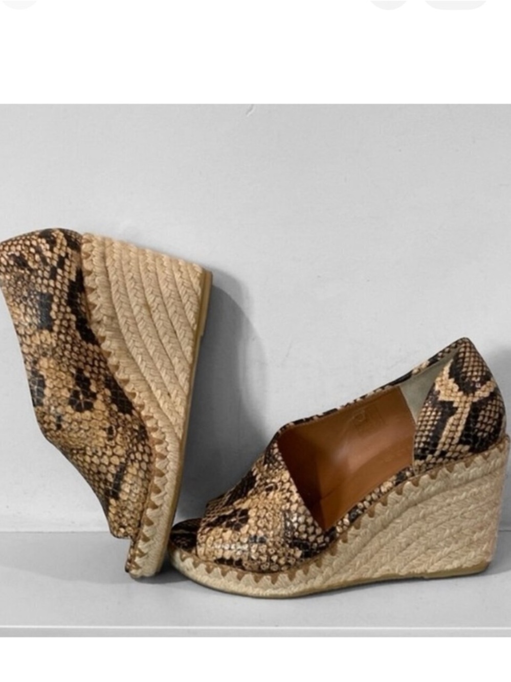 Vince Sonora Espadrilles Wedge Heels Sandals Size 5